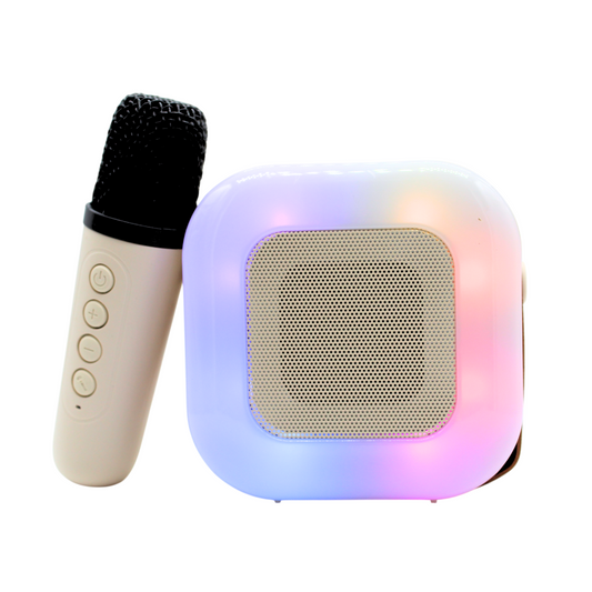 Bocina karaoke portátil RGB