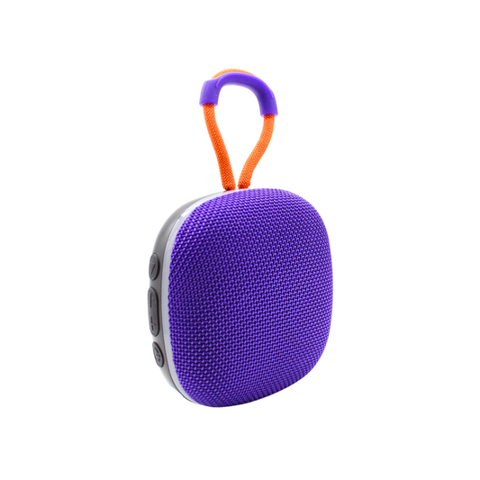 Bocina portátil malla de tela con luces RGB