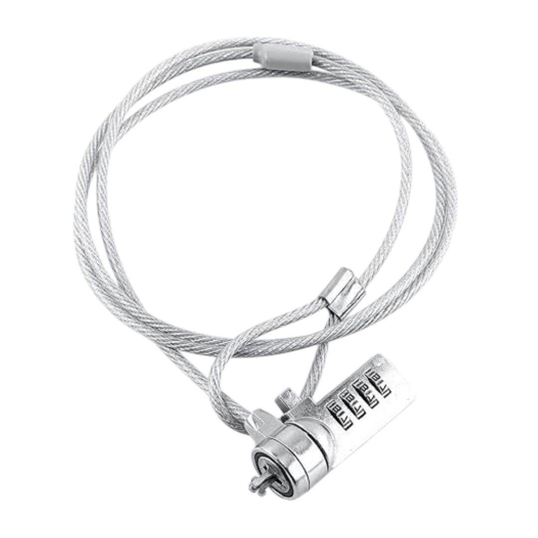 Cable antirrobo con bloqueo de candado de contraseña para computadora