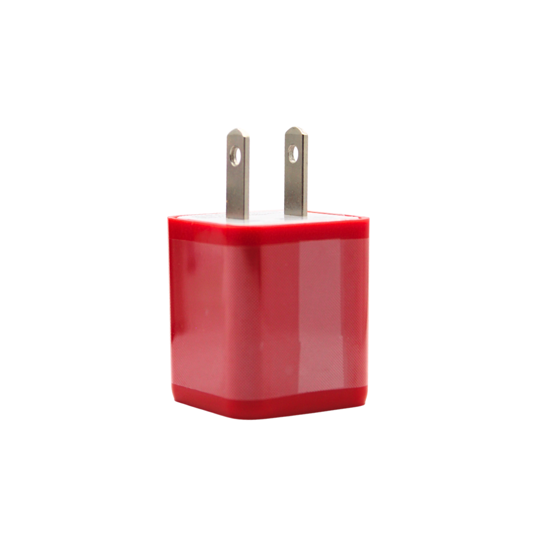 Cubo adaptador de corriente usb con doble entrada