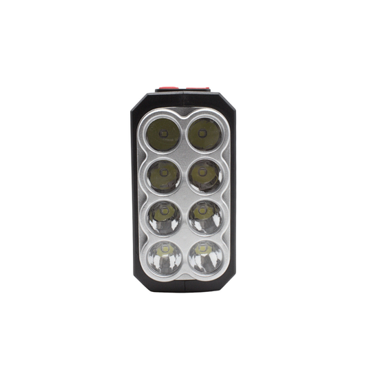Lampara portátil solar de 8 modulos LED Recargable