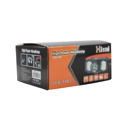 Linterna LED con correa para cabeza LED 1403