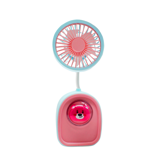 Mini Ventilador Recargable USB con Sacapuntas