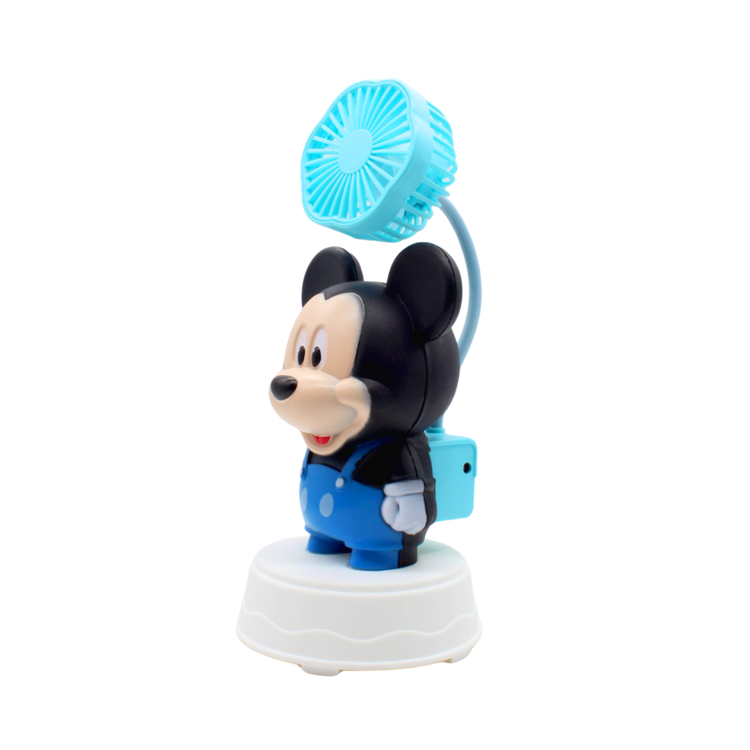 Ventilador de Escritorio Mickey Recargable USB