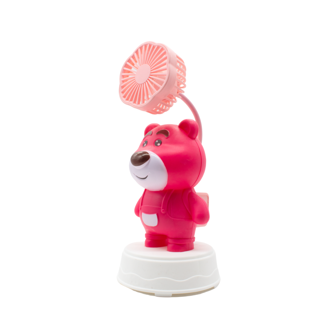 Ventilador de Escritorio Osito Recargable USB