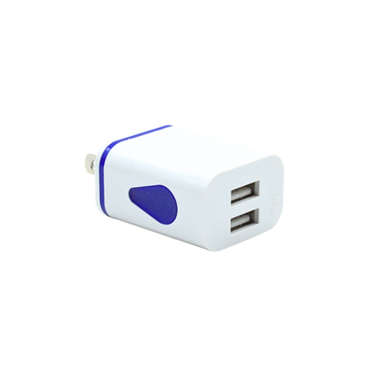 Adaptador de corriente de doble entrada USB