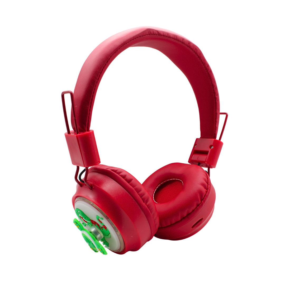 Audífonos on ear bluetooth giroscopio dinosaurio 902R