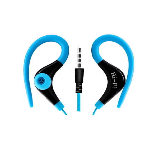 Audífonos in ear deportivos manos libres con gancho para oreja y entrada 3.5 mm