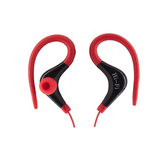 Audífonos in ear deportivos manos libres con gancho para oreja y entrada 3.5 mm