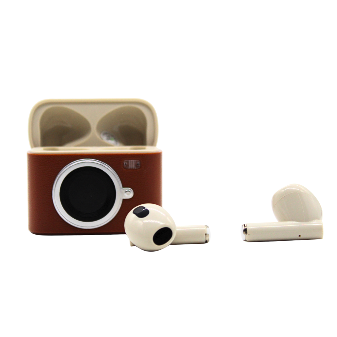 Audífonos in ear Bluetooth retro cámara Q88