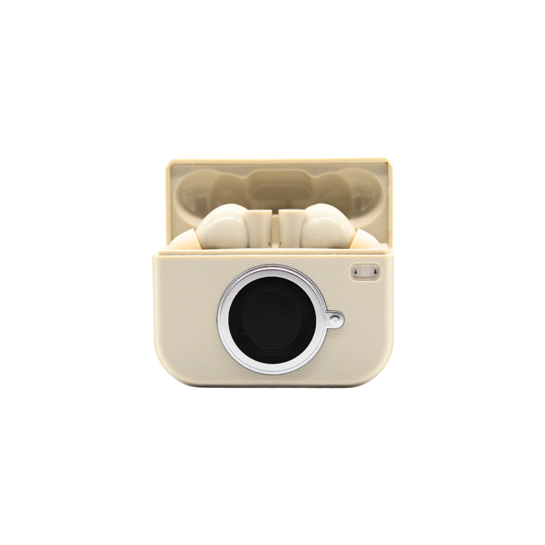 Audífonos in ear Bluetooth retro camara X73