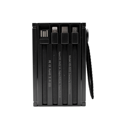 Batería Portátil de Carga Rápida Contenedor