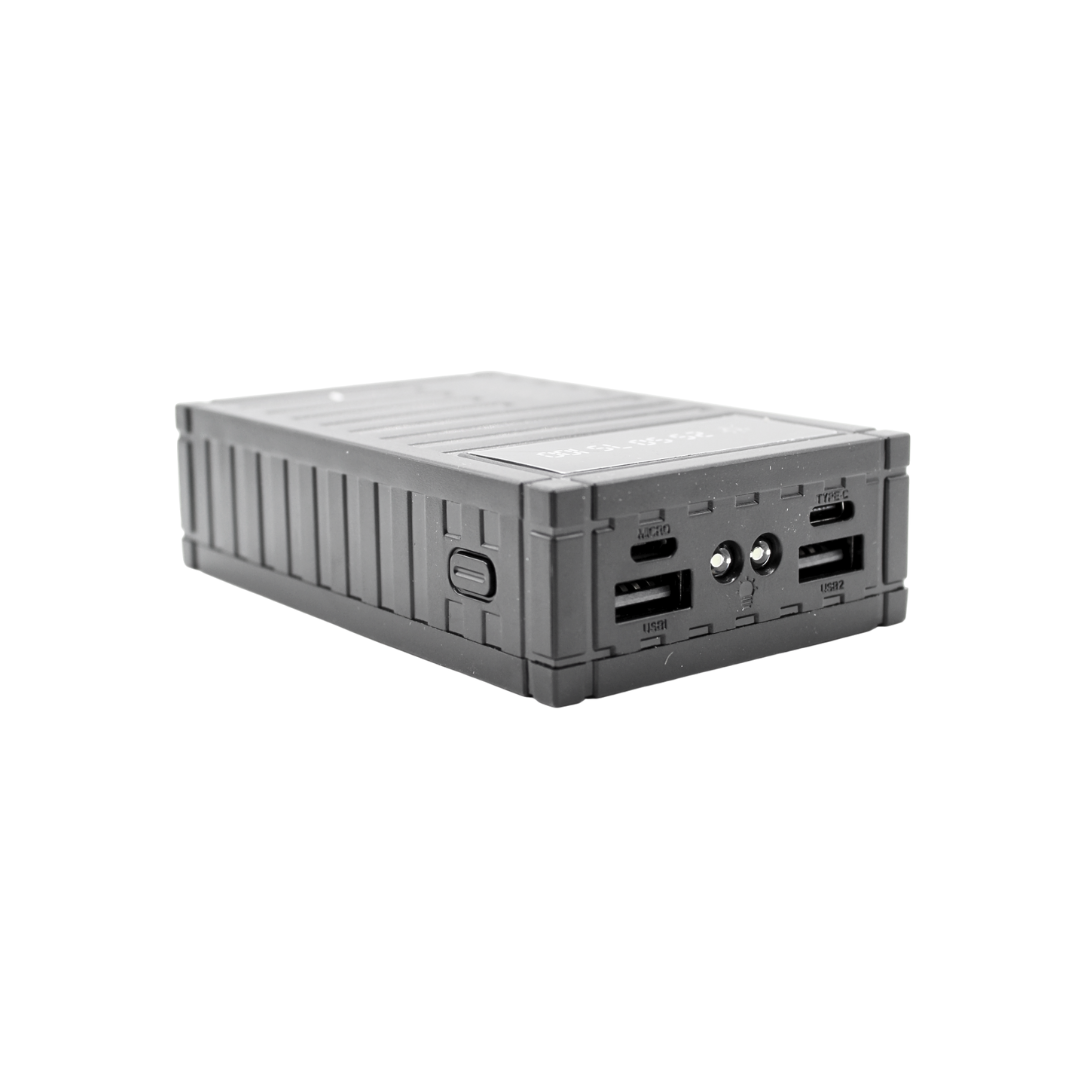 Batería Portátil de Carga Rápida Contenedor