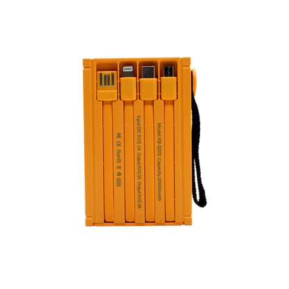 Batería Portátil de Carga Rápida Contenedor