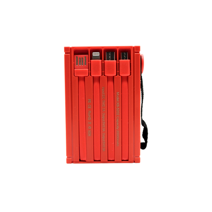 Batería Portátil de Carga Rápida Contenedor