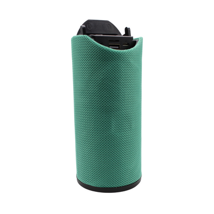 Bocina bluetooth portátil recargable con soporte para teléfono