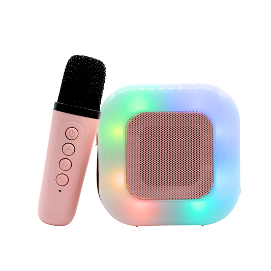 Bocina karaoke portátil RGB