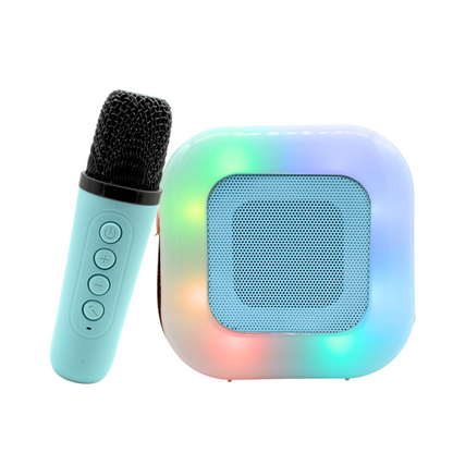 Bocina karaoke portátil RGB
