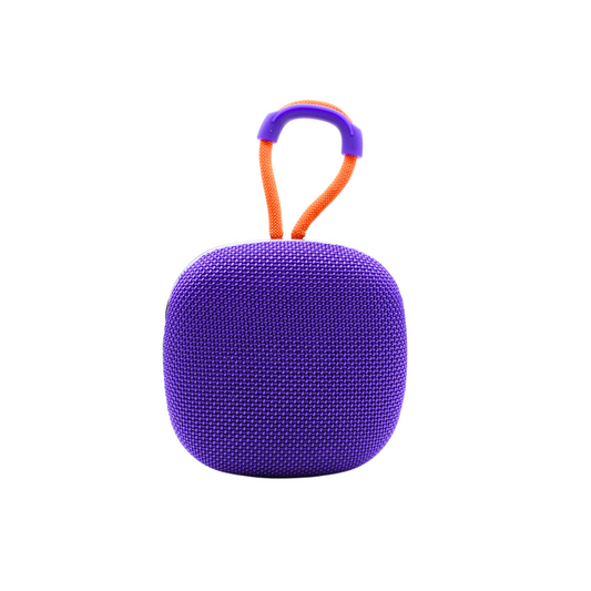 Bocina portátil malla de tela con luces RGB