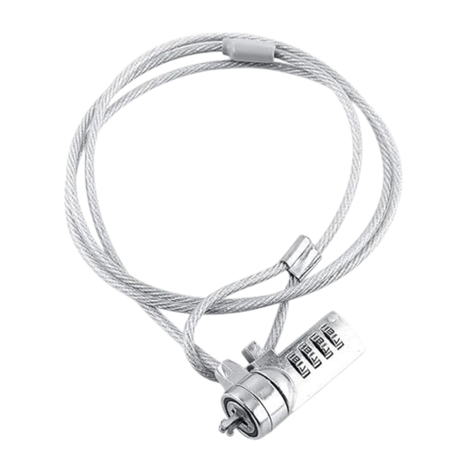 Cable antirrobo con bloqueo de candado de contraseña para computadora