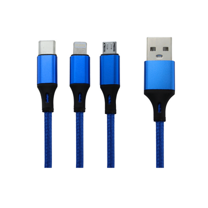 Cable cargador universal USB 3 a 1