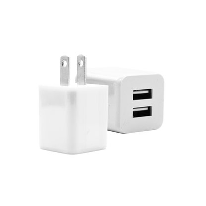 Cubo adaptador de corriente usb con doble entrada