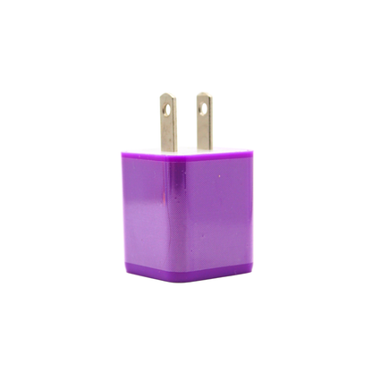 Cubo adaptador de corriente usb con doble entrada