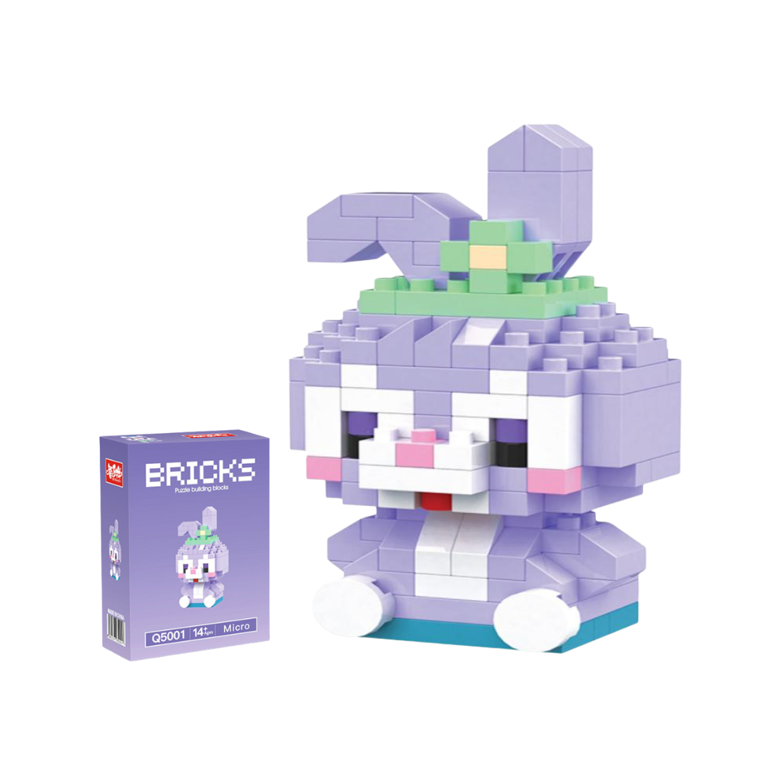 Juguete de bloques armable de conejito