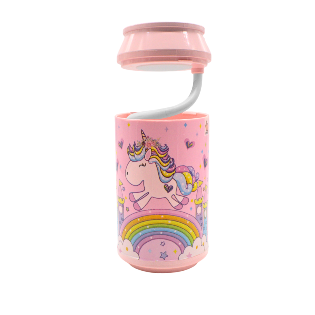 Lámpara de Escritorio con Forma de Lata Unicornio