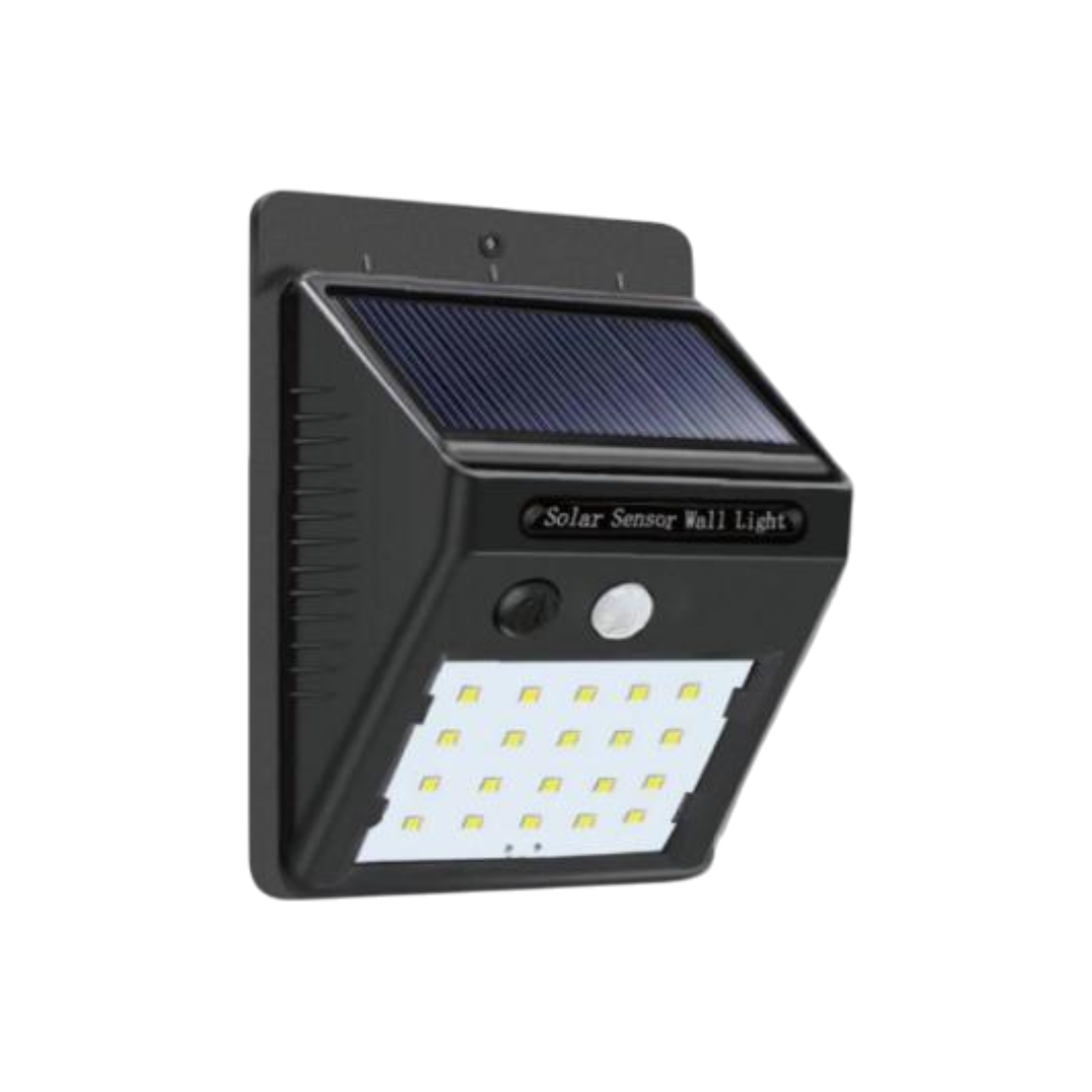 Lámpara Solar LED de Pared con Sensor de Movimiento PIR