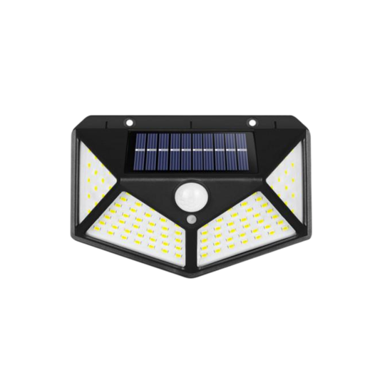 Lámpara Solar LED de Pared con Sensor y Ángulo de 270°