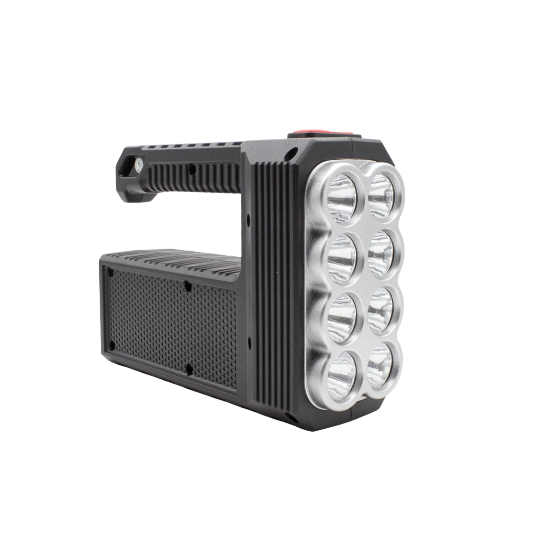 Lampara portátil solar de 8 modulos LED Recargable