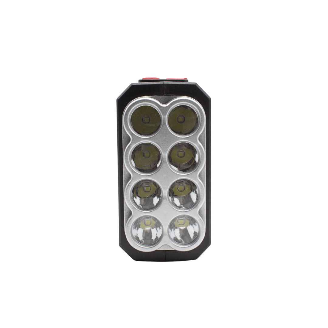 Lampara portátil solar de 8 modulos LED Recargable