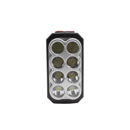 Lampara portátil solar de 8 modulos LED Recargable