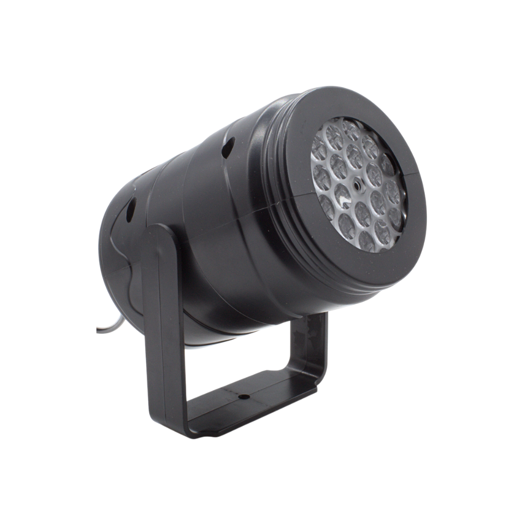 Lampara proyector giratorio navideño