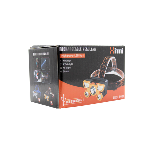 Linterna LED con correa para cabeza