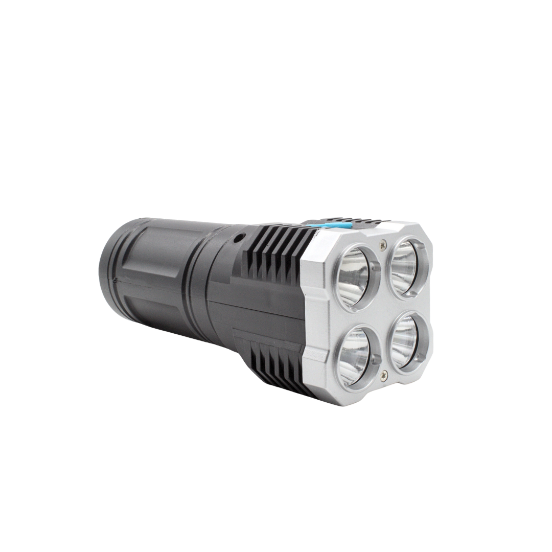 Linterna LED de alta potencia con 4 LEDs