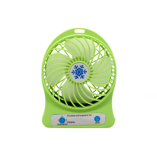 Mini ventilador de mano recargable USB
