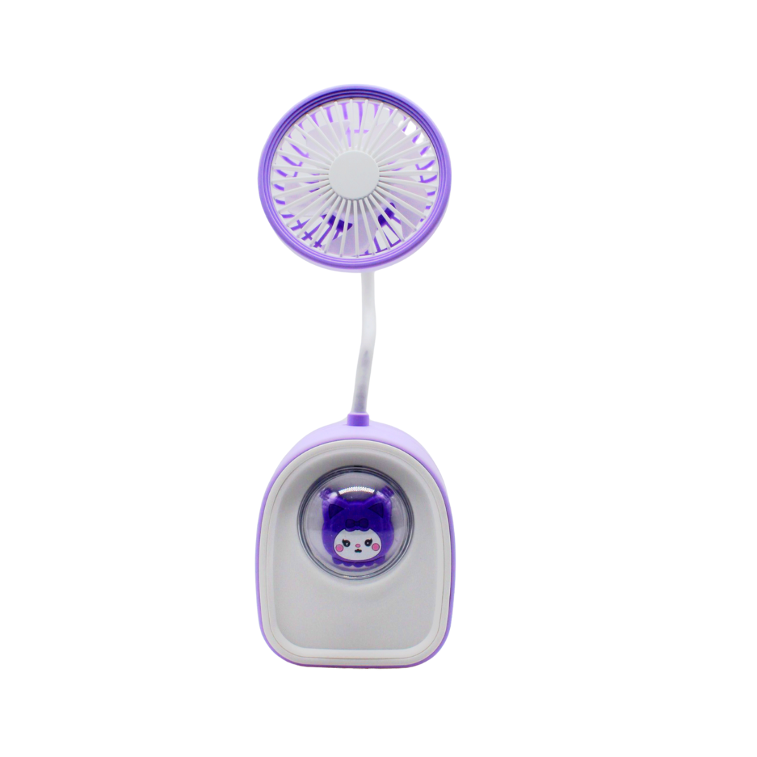 Mini Ventilador Recargable USB con Sacapuntas