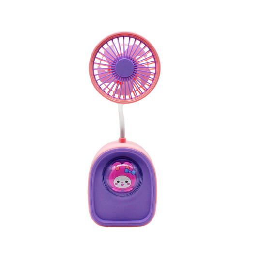 Mini Ventilador Recargable USB con Sacapuntas