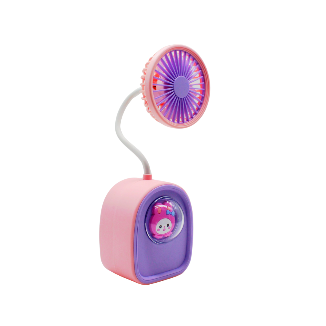Mini Ventilador Recargable USB con Sacapuntas