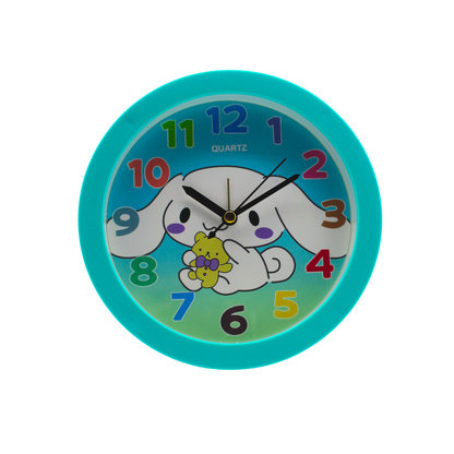 Reloj de Pared Sanrio Kuromi con Orejas Quartz Infantil
