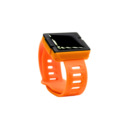 Reloj digital ajustable con cuerpo cuadrado