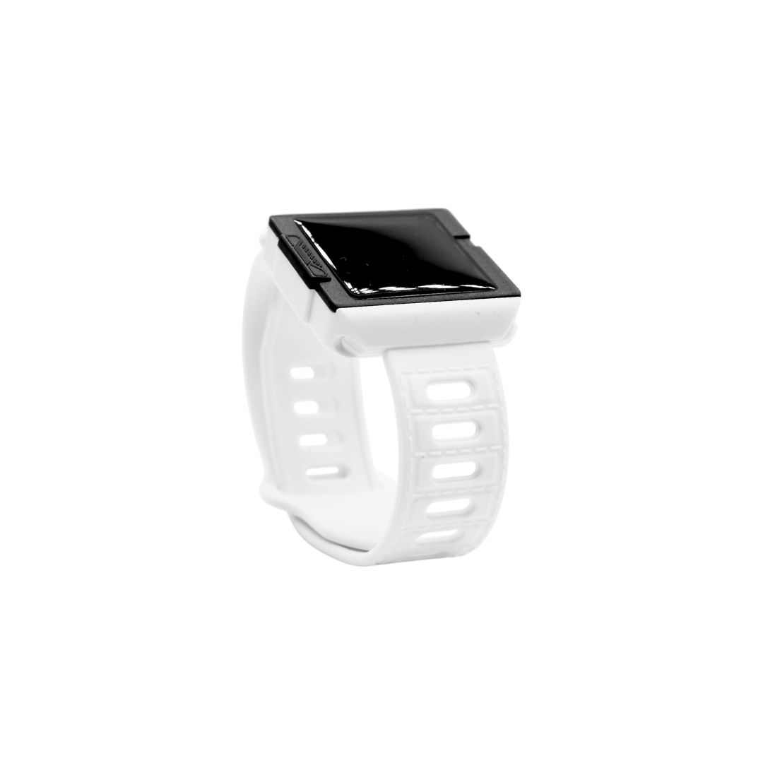 Reloj digital ajustable con cuerpo cuadrado