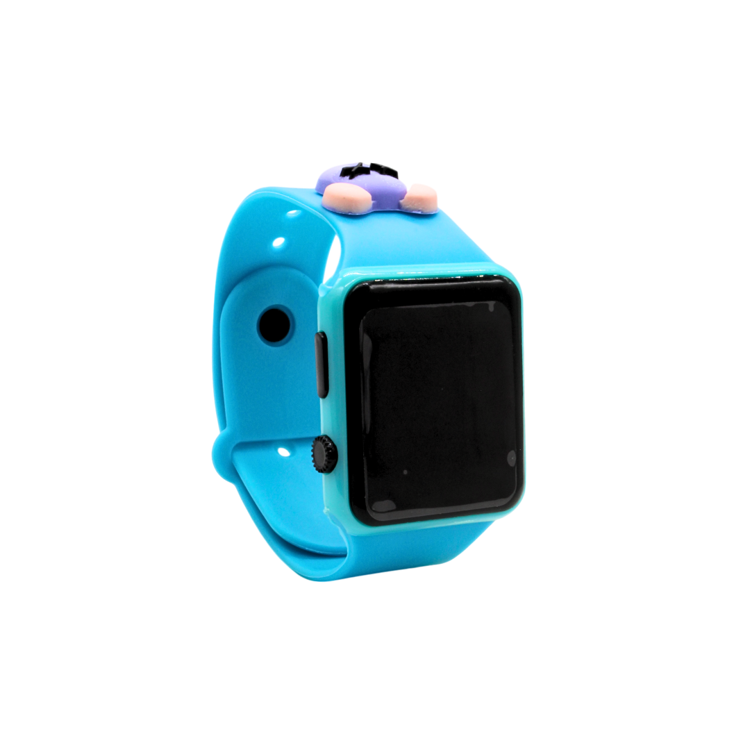Reloj digital ajustable para niños con personaje animado