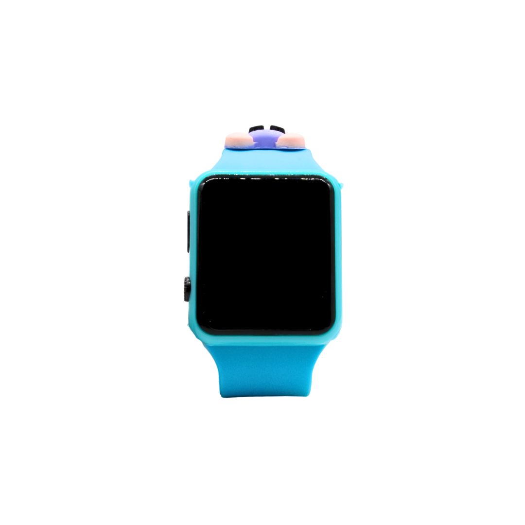 Reloj digital ajustable para niños con personaje animado