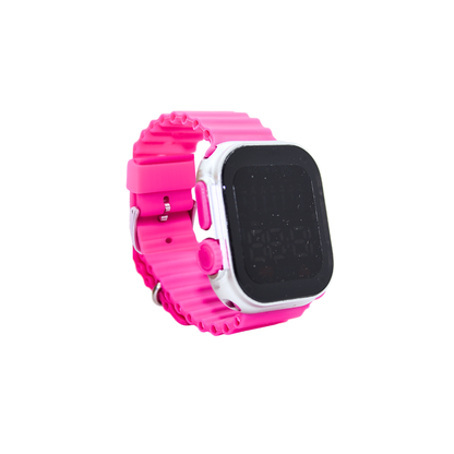 Reloj digital correa ajustable de silicon