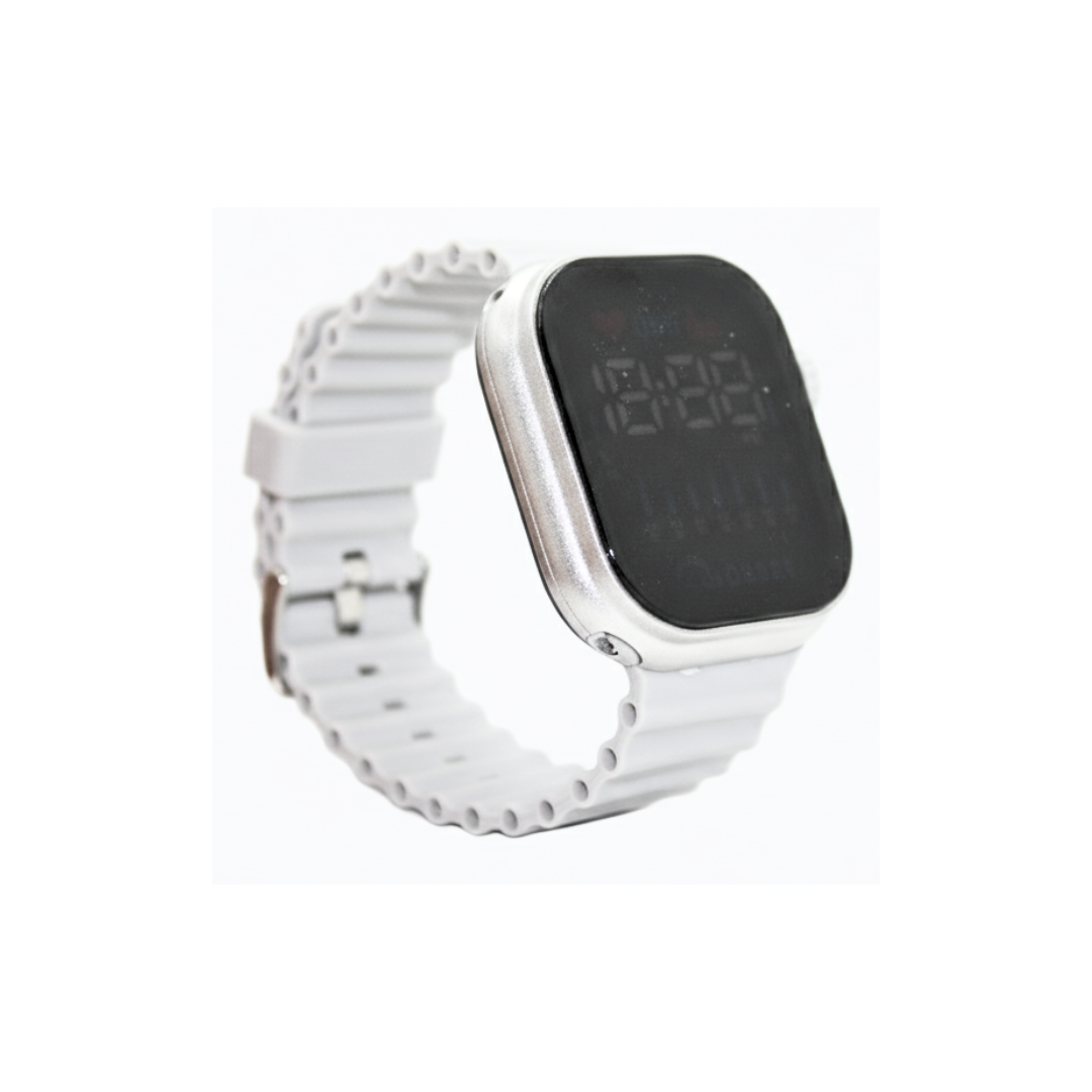 Reloj digital correa ajustable de silicon