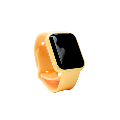 Reloj inteligente macaroon con pantalla táctil y correa de silicona TB