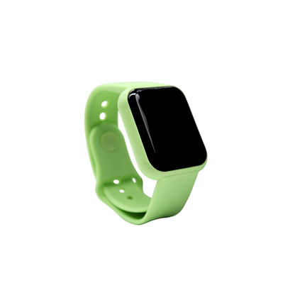 Reloj inteligente macaroon con pantalla táctil y correa de silicona TB
